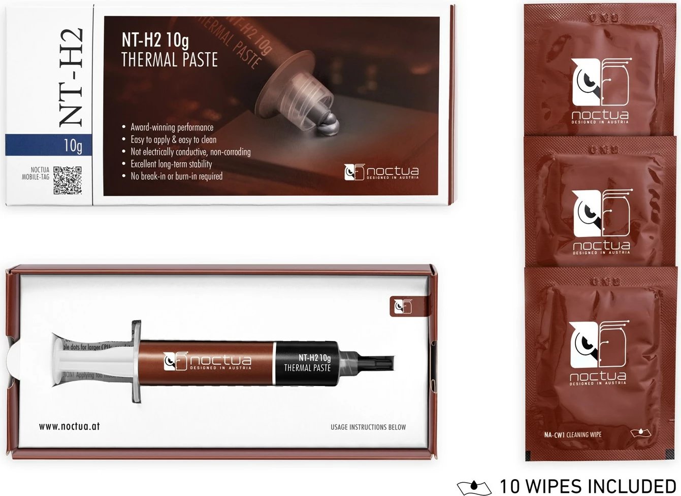 Pastë termike Noctua NT-H2, 10g