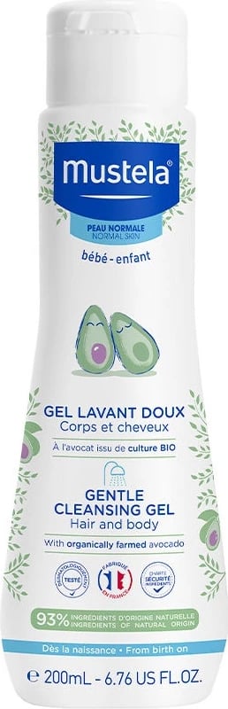 Xhel pastrues për trup dhe flokë Mustela Gentle Cleansing Gel 200ml