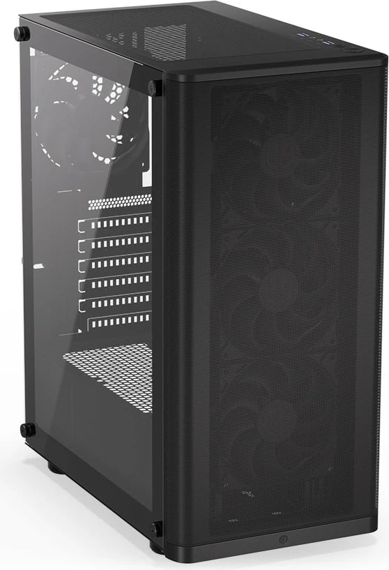 Kasë Endorfy Ventum 200 Air, Midi Tower, ATX, xham i temperuar, e zezë