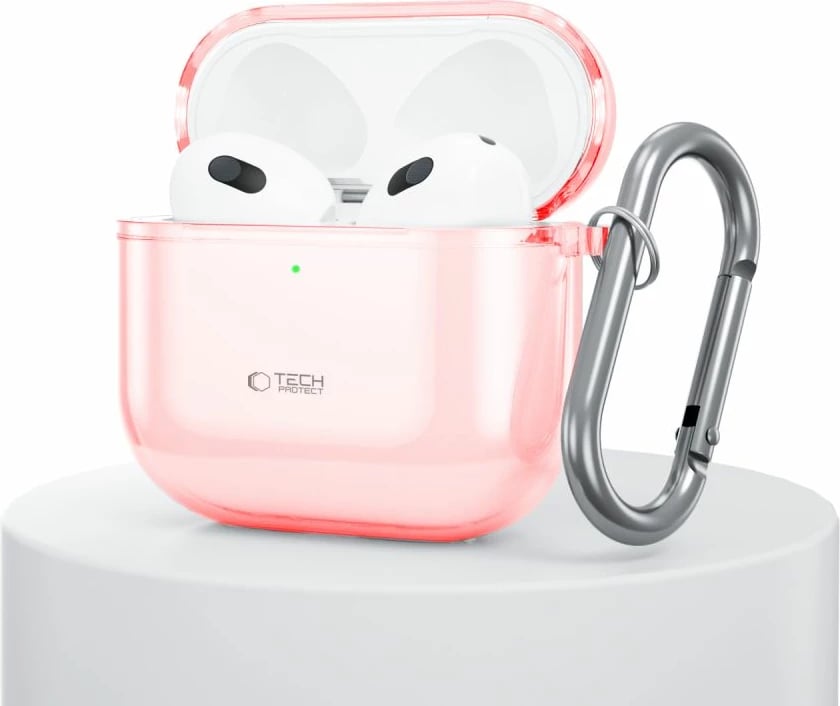 Mbështjellës Tech-Protect FlexAir për AirPods 4, Rozë
