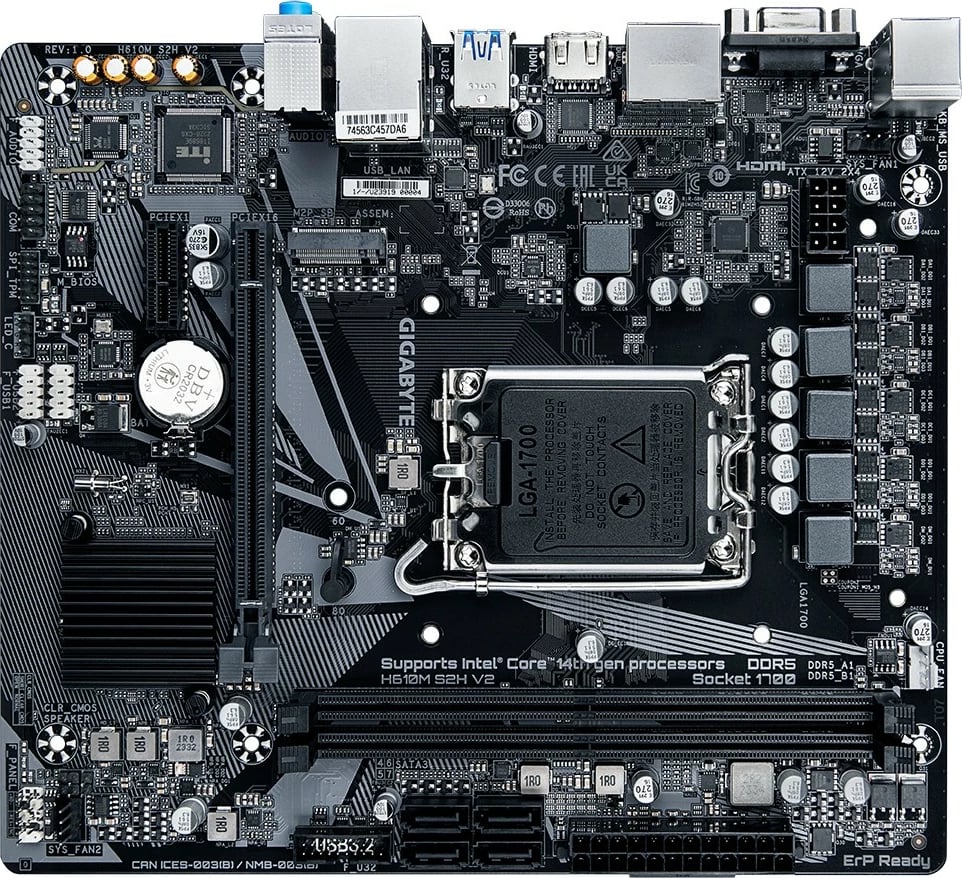 Pllakë amë Gigabyte H610M S2H V2 mATX