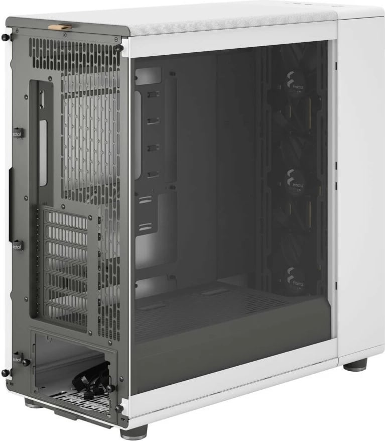 Kasë Fractal Design North XL RC Chalk White TG Clear, ATX, E-ATX, xham i temperuar, e bardhë
