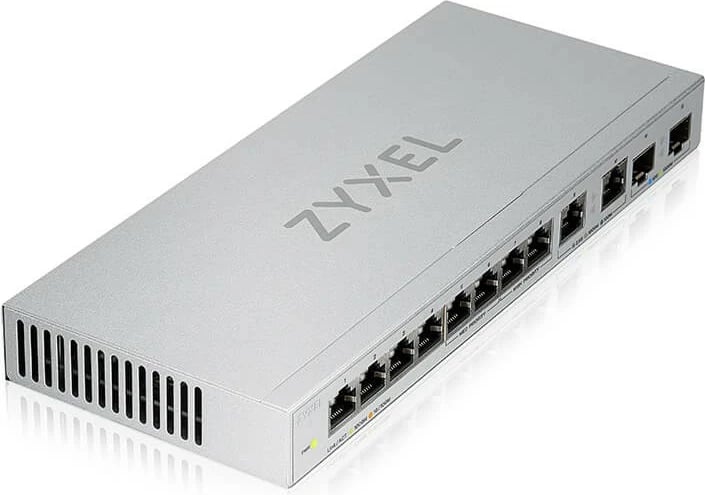 Switch rrjeti Zyxel XGS1010-12, 12 porta (8x1G, 2x2.5G, 2xSFP+), pa ventilator