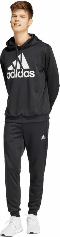 Trenerka me kapuç për meshkuj adidas, e zezë