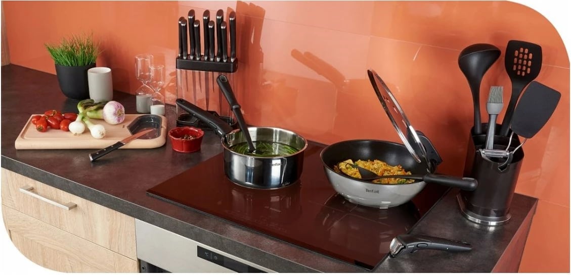 Lugë me vrima Tefal Ingenio K2060314, e zezë Lugë me vrima Tefal Ingenio K2060314, e zezë