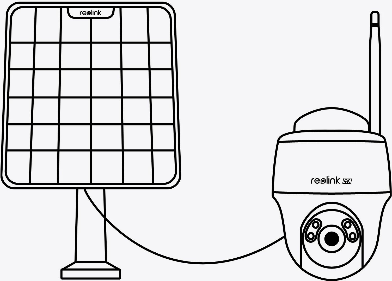 Kamerë sigurie Reolink Argus Series B440, 4K, pa tela, bardhë