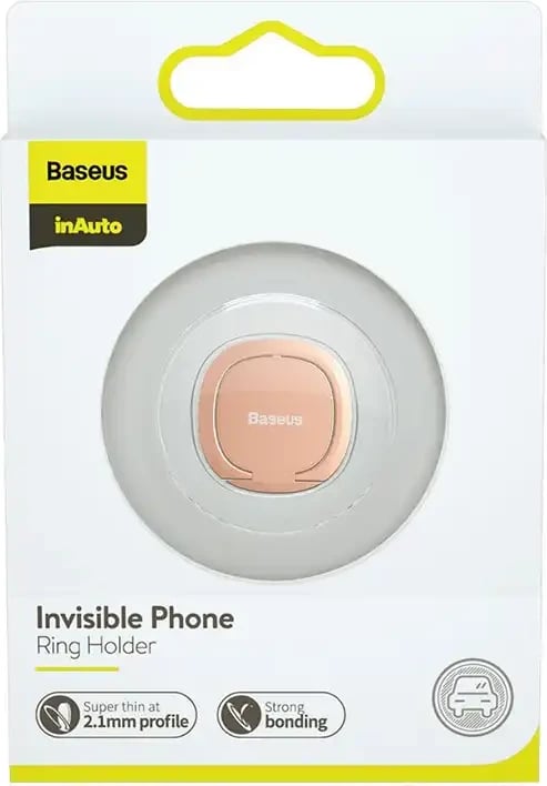 Mbështjellës Baseus SUYB-0R për celular, ring holder, rose gold