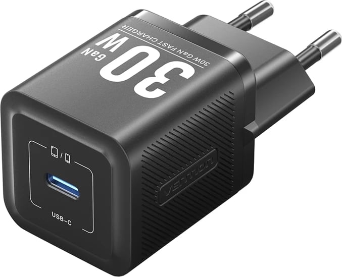 Karikues rrjeti Vention FEZW0-EU, 30W, GaN, USB-C, i zi