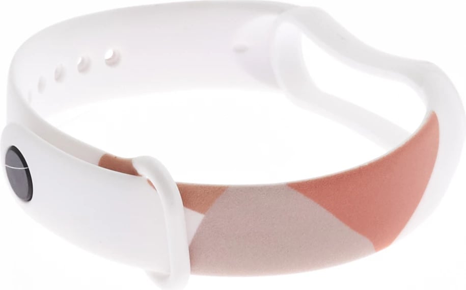 Rrip silikoni Hurtel Strap Moro për Xiaomi Mi Band 3/4, kamuflazh, bardhë/bezhë/portokalli