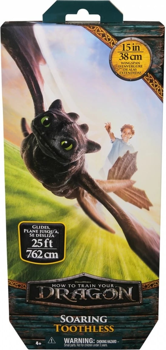 Figurinë aksioni Spin Master How to Train Your Dragon Flying Toothless, 38 cm