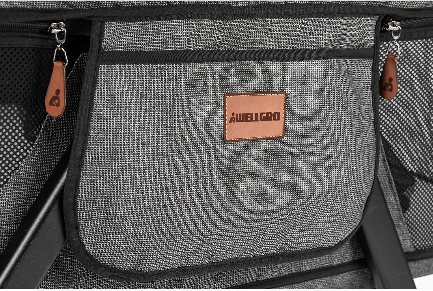 Djep palosës Evila Originals, ngjyrë gri e çelët