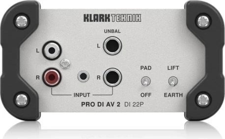 DI-box Klark Teknik DI 22P, stereo pasiv