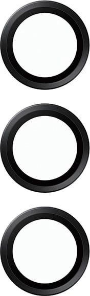 Mbrojtës kamere PanzerGlass Hoops për Samsung Galaxy A15/A15 5G, Kornizë e zezë