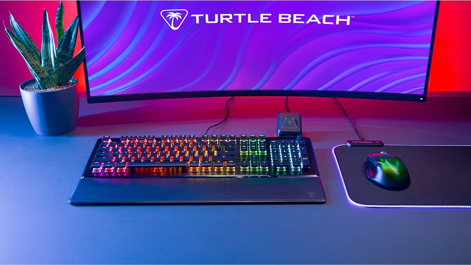 Tastierë mekanike Turtle Beach Vulcan II, full-size, RGB LED, me kabllo, e zezë