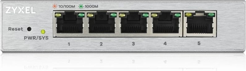 Switch Zyxel GS1200-5, Managed Gigabit Ethernet (10/100/1000), Silver