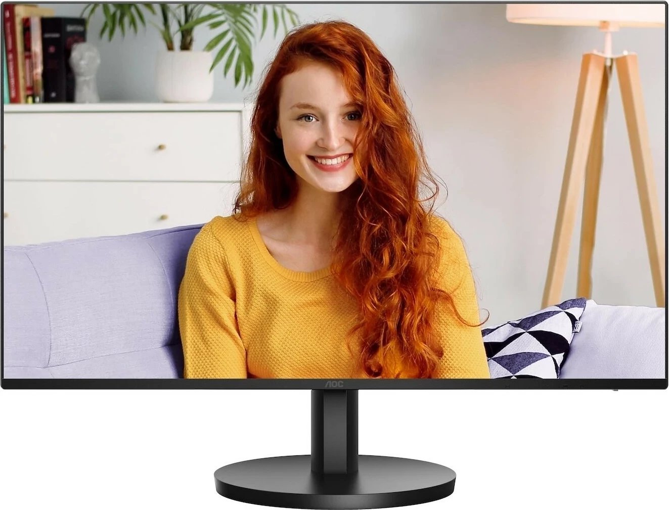 Monitor AOC B3HA2, 23.8'', IPS, Full HD, 1ms, 100Hz, HDR, e zezë