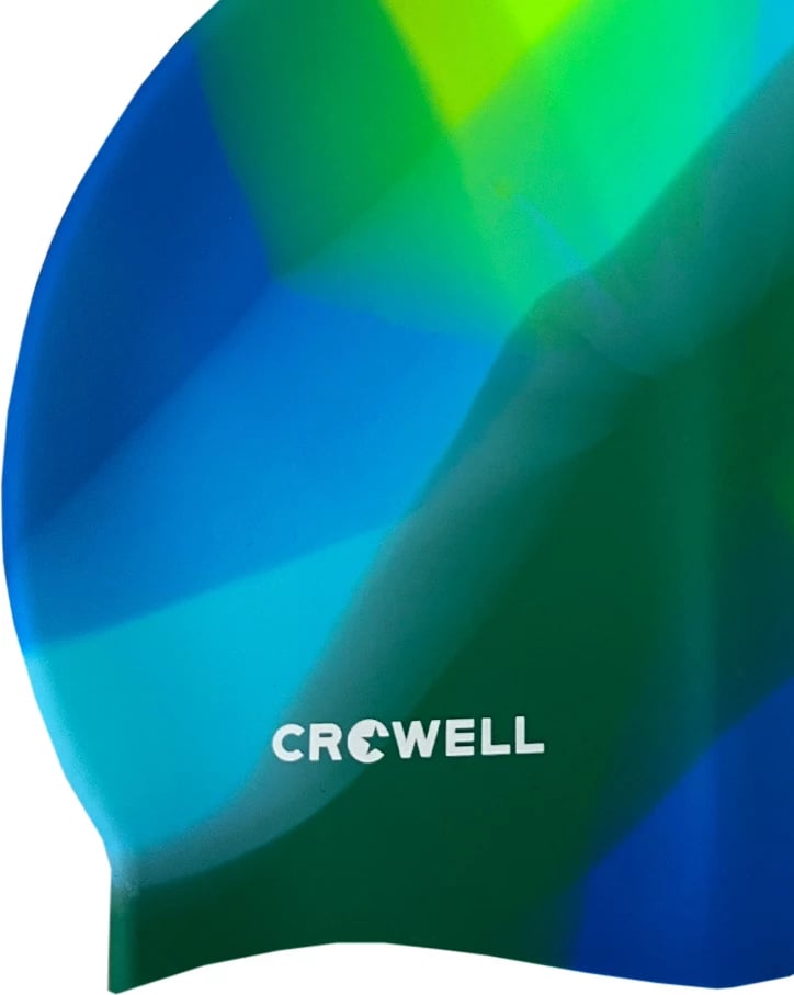 Kapelë noti silikon Crowell unisex, gjelbër-kaltër