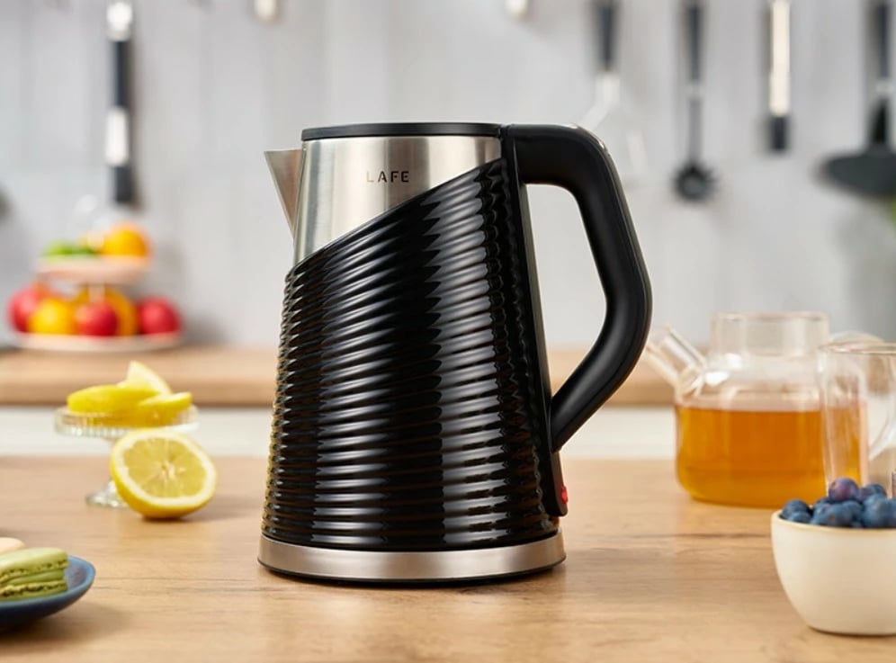 Zierëse uji elektrike, Lafe, LAFCZA47468, 1.8 L, 1800 W, e zezë/inoks