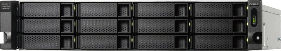 Kabinet ruajtje JBOD, QNAP TL-R1200C-RP, 12x3.5" SATA 6Gb/s, USB 3.2 Gen 2 Type‑C, Rack 2U, furnizim redundant