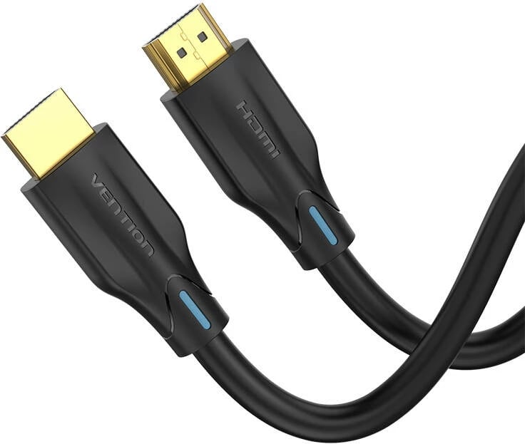 Kabllo HDMI 2.1 Vention AANBF, 1m, 8K 60Hz/4K 120Hz, e zezë