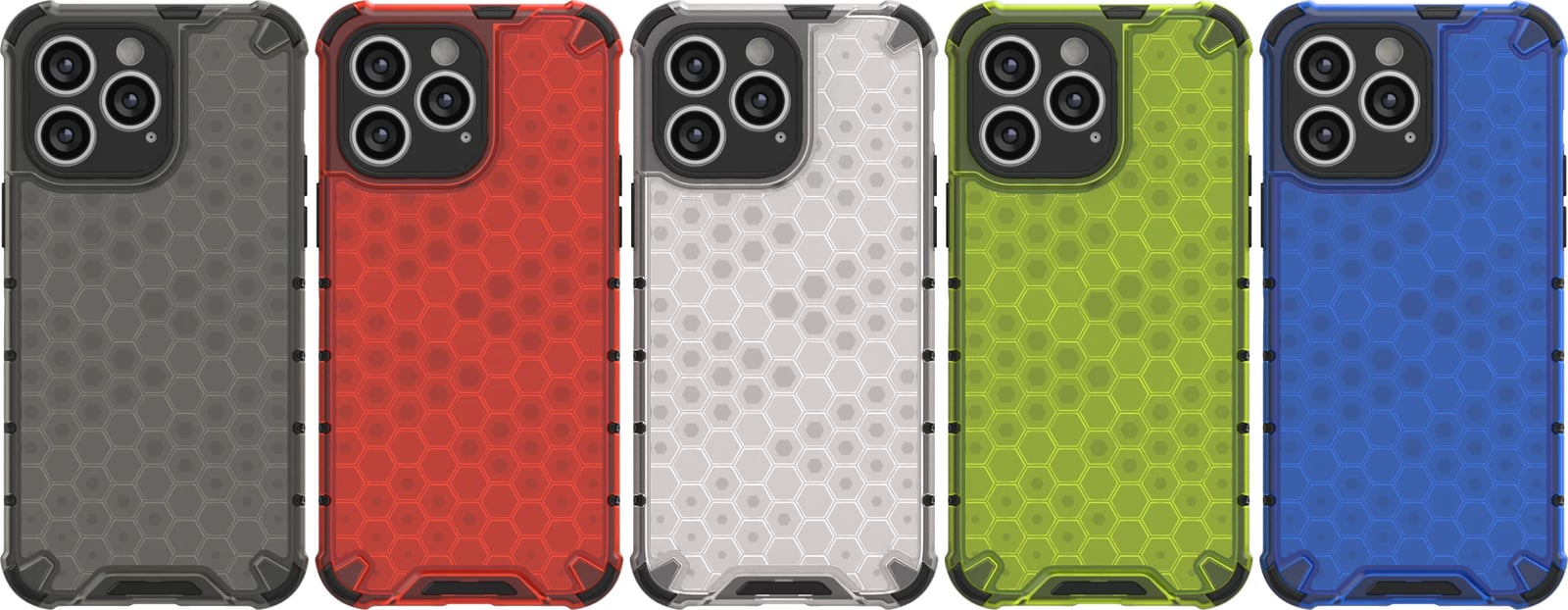 Mbështjellës Hurtel Honeycomb për iPhone 14 Pro Max, i zi Mbështjellës Hurtel Honeycomb për iPhone 14 Pro Max, i zi