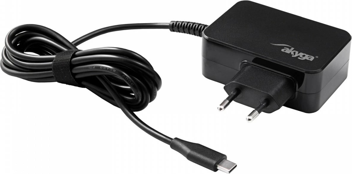 Karikues rrjeti AKYGA AK-ND-80, USB-C, 45W, PD 3.0, i zi