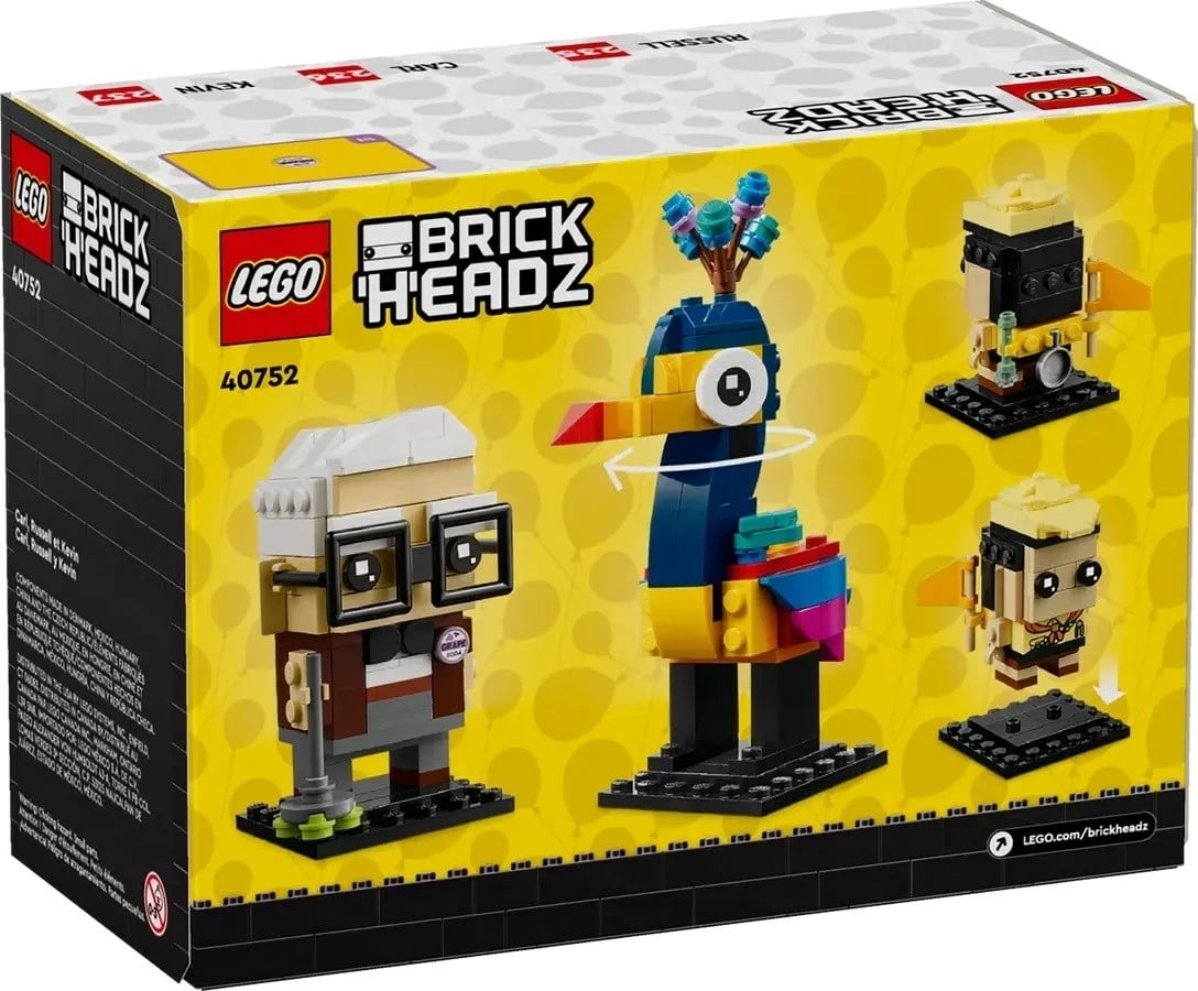 LEGO BrickHeadz 40752 Carl, Russell dhe Kevin