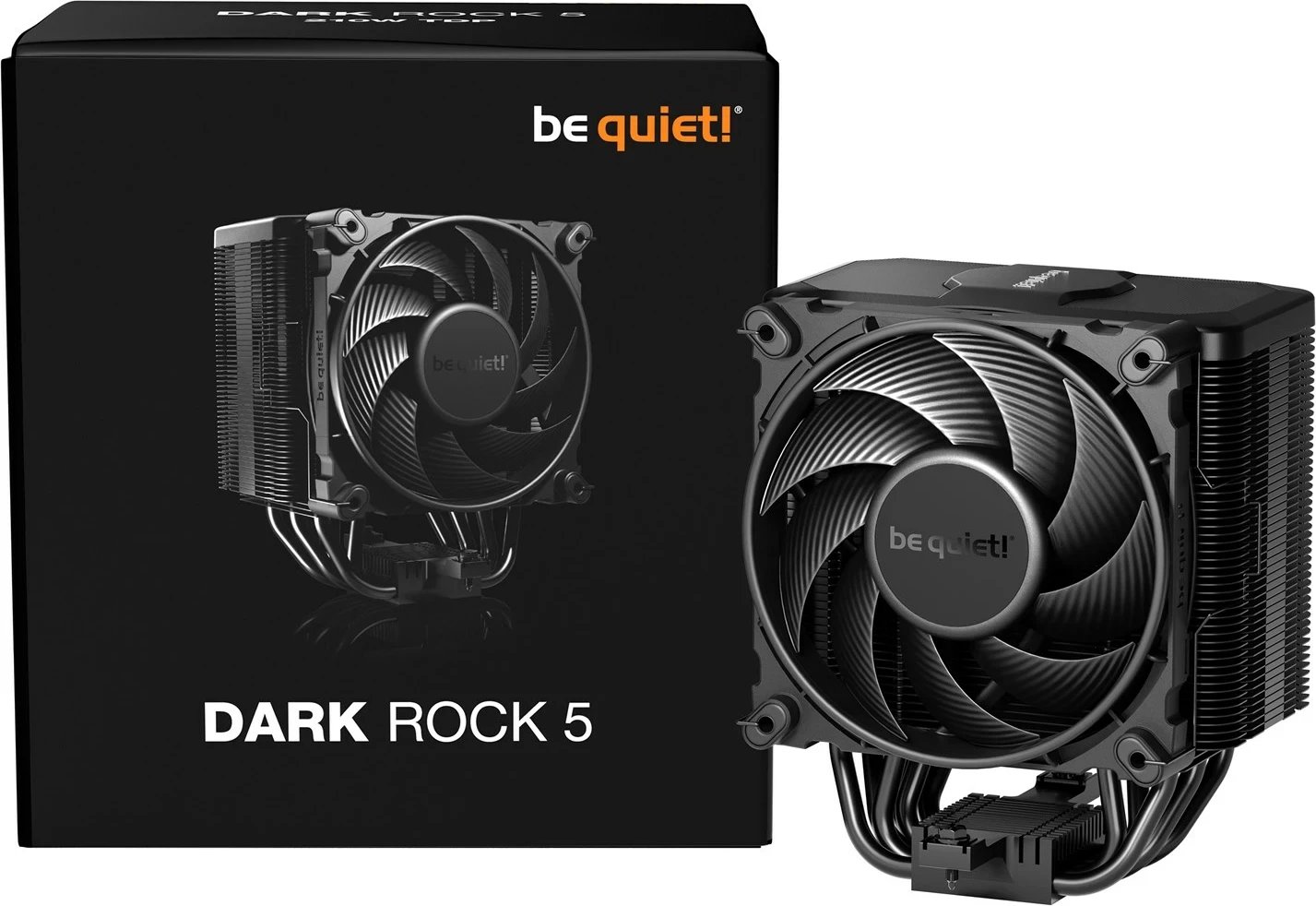Ftohës ajri për procesor be quiet! DARK ROCK 5, 12 cm, i zi