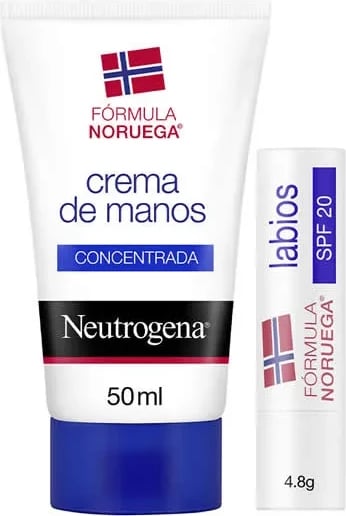Set krem për duar dhe balsam për buzë Neutrogena unisex 50ml + 4.8g