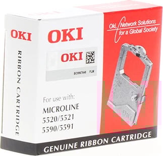 Ribon printeri OKI 01126301, për Microline 5520/5521 5590/5591, i zi