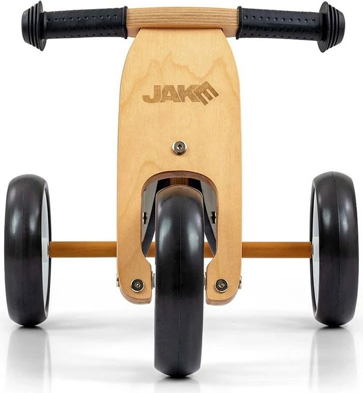 Bicikletë balancuese/Tricikel 2-në-1, Milly Mally, JAKE, rrota shkumë 7", ulëse e rregullueshme, ngarkesë 25 kg, e zezë