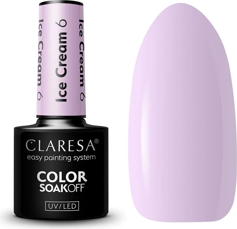 Llak për thonj Claresa Ice Cream Hybrid për femra 6.5g