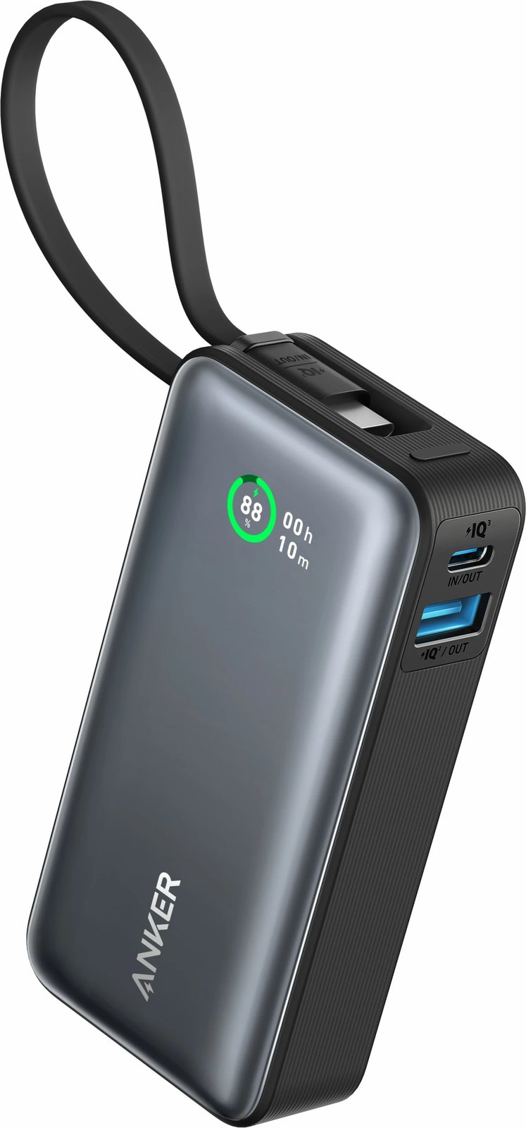 Powerbank Anker A1259G11, 10000 mAh, 30 W, Ngjyrë e zezë