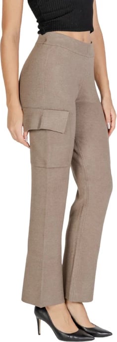 Pantallona Vila Clothes për femra, beige