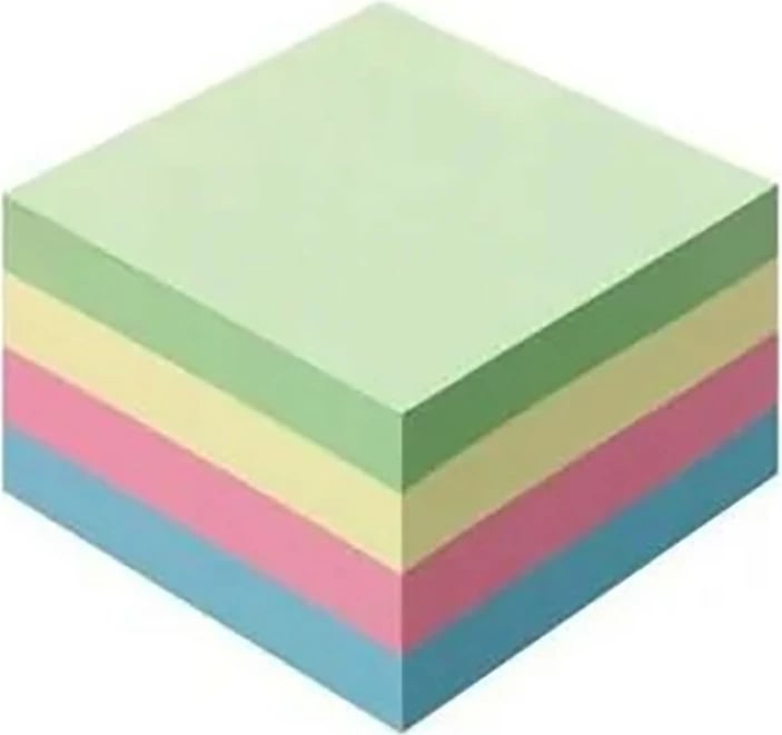 Fletëngjitëse ngjyra NEXT 7.6x7.6cm 400 fletë