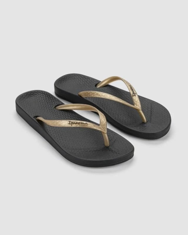 Flip-flopa për femra Ipanema, të zeza dhe të arta