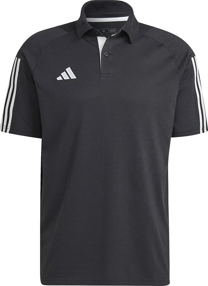 Polo Adidas Tiro 23 Competition për meshkuj, e zezë | S