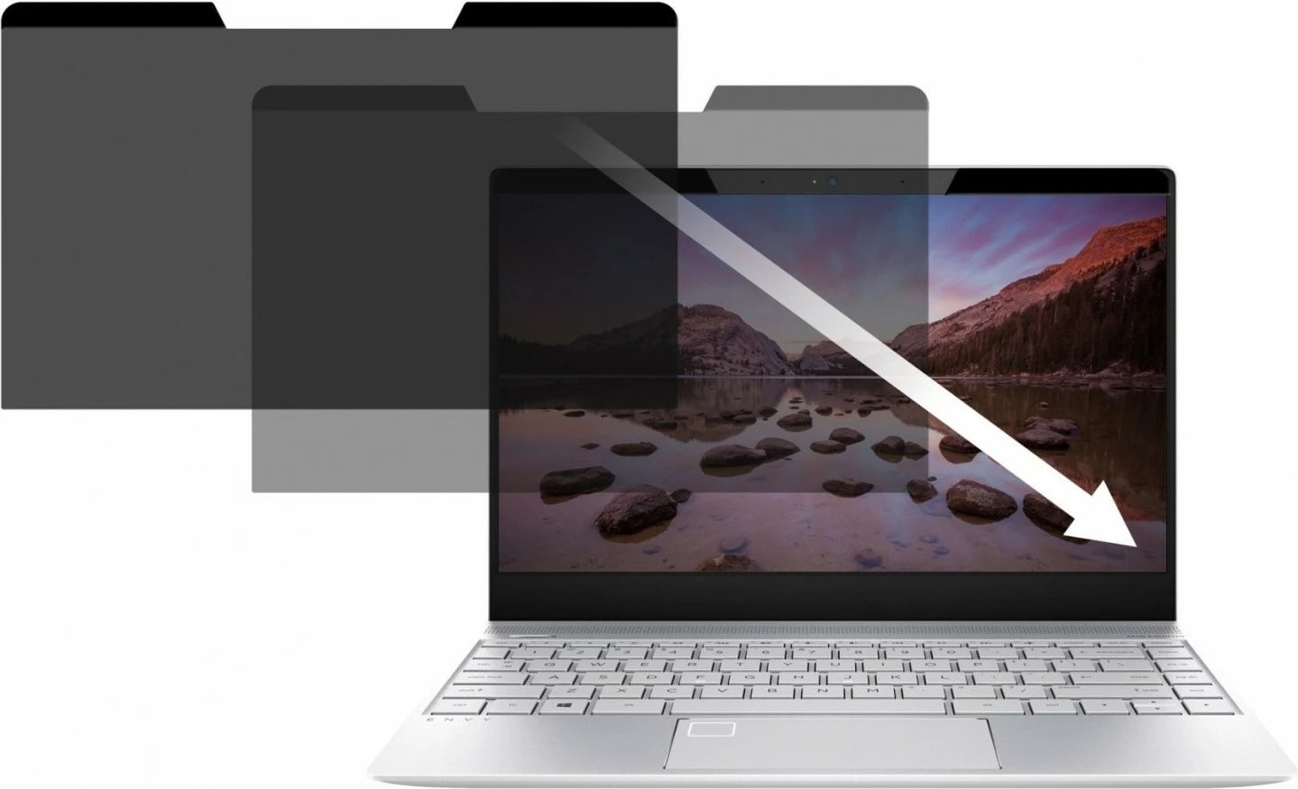 filter privatësie, DICOTA Secret 2-Way D31694, për laptop 14" 16:9, magnetik, transparent