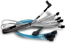 Kabllo Broadcom 05-60002-00, 1m, x8 SFF-8654, 2x4 SFF-8643, për 9560-16i 9560-8i 9580-8i8e 9500-16i 9500-8i