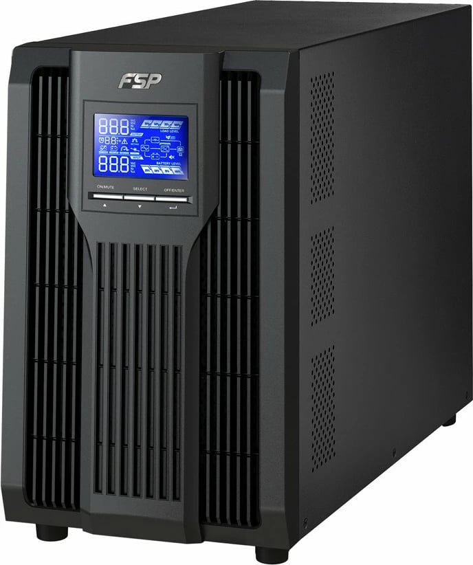 UPS FSP Champ Tower 2K, Double-conversion, 2 kVA, 1800 W, Pure sine, E zezë