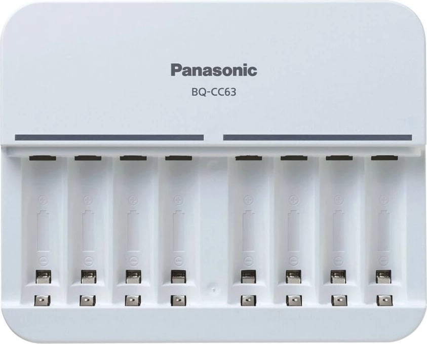 Karikues baterish Panasonic Eneloop Smart 8 BQ-CC63, i bardhë
