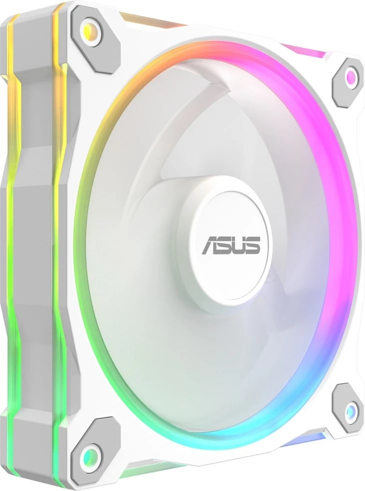 Ventilator kase ASUS Prime MR120 Fan ARGB Reverse, 12 cm, i bardhë Ventilator kase ASUS Prime MR120 Fan ARGB Reverse, 12 cm, i bardhë