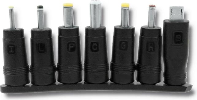 Furnizues universal energjie Qoltec 51557, 15W, 7 plugje, i zi