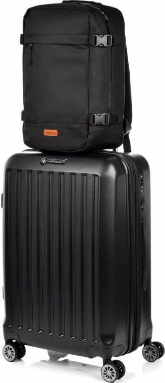 Çantë shpine Meteor unisex, e zezë