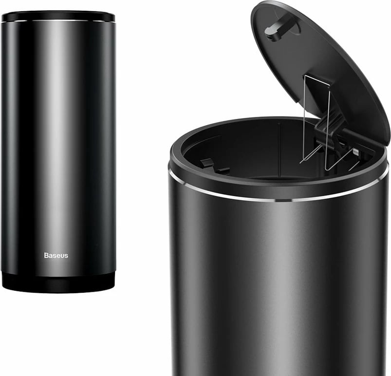 Kosh mini për mbeturina Baseus CRLJT-01, për veturë, i zi