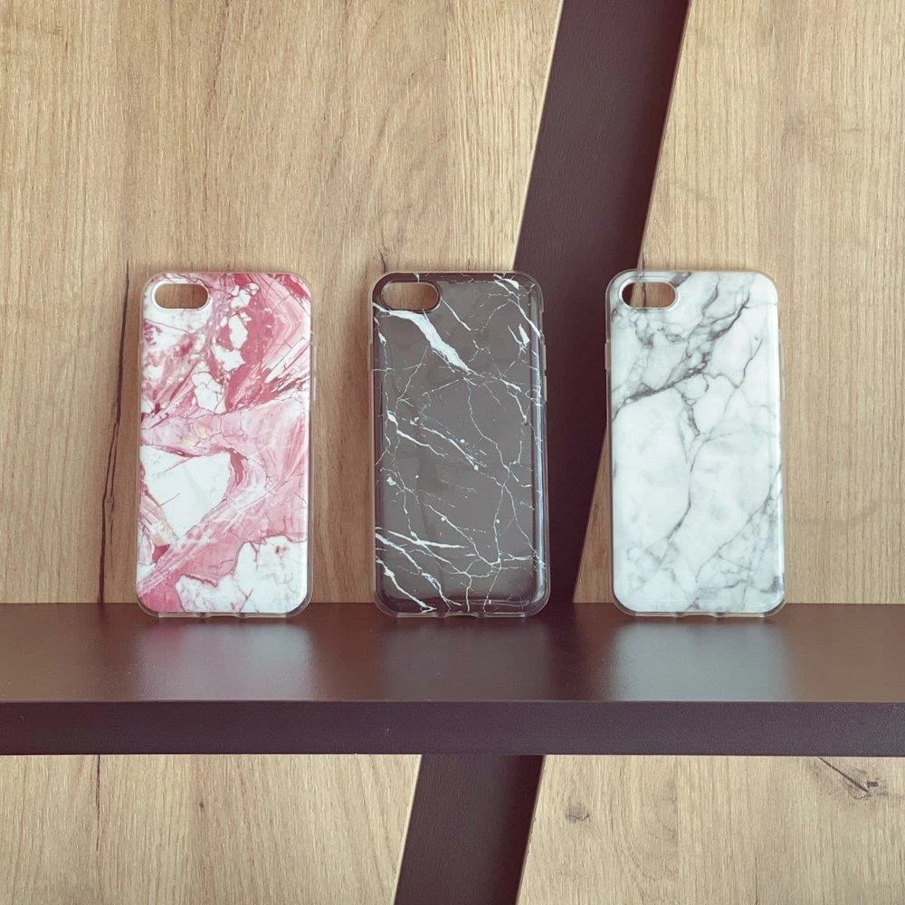 Mbështjellës Wozinsky Marble për Xiaomi Redmi Note 10 Pro, TPU, Bardhë
