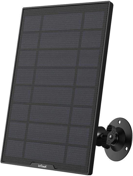 Panel diellor ieGeek ZS-GQ5 për kamera sigurie, 3m USB, i zi