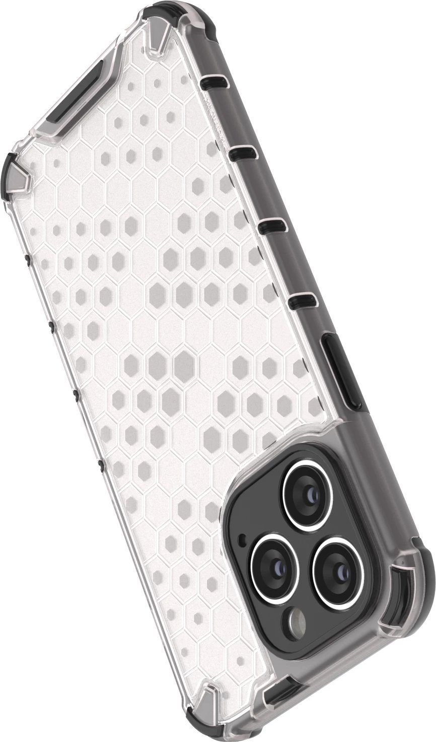 Mbështjellës Hurtel Honeycomb për iPhone 14 Pro Max, i zi Mbështjellës Hurtel Honeycomb për iPhone 14 Pro Max, i zi