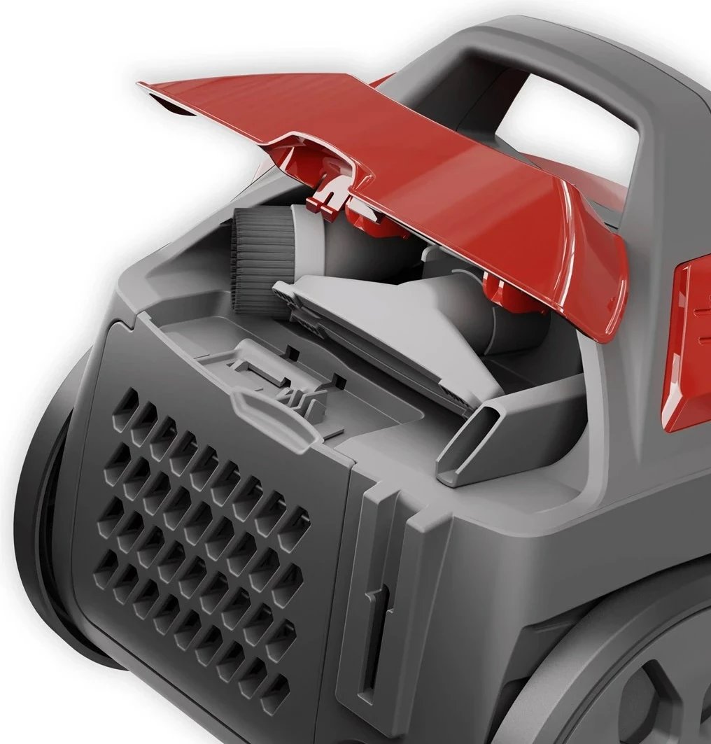 Fshesë me korrent SMAPP 608.2, 900 W, e kuqe