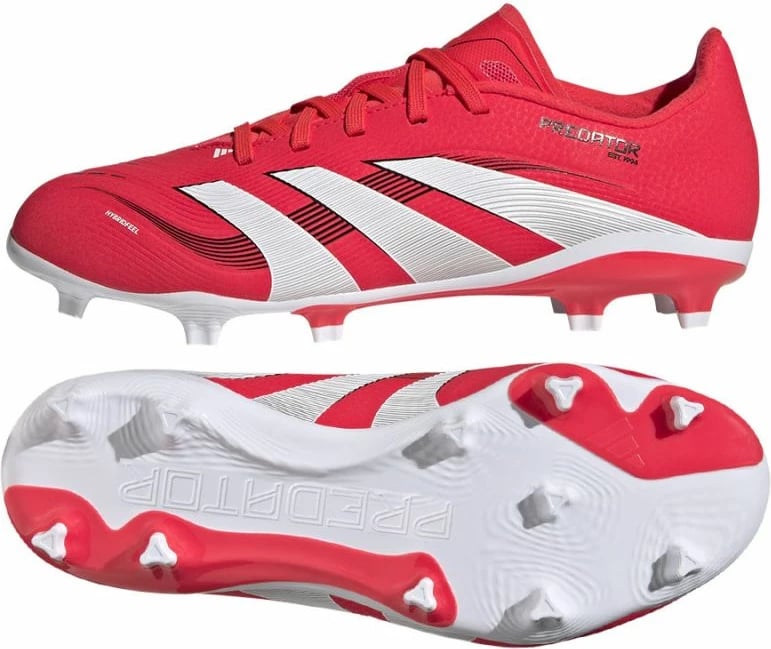 Çizme futbolli adidas për fëmijë, të kuqe